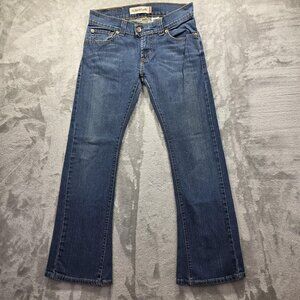 Levis Slouch Flare Jeans Womens 9 Medium Blue Stretch Denim Flare Guatemala